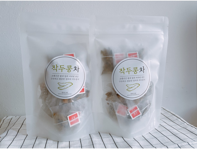 [작두콩차 티백] 비염 염증에 좋은 구수한 국산 볶은 작두콩 엄마의마음푸드, 20개, 2개입, 2.5g