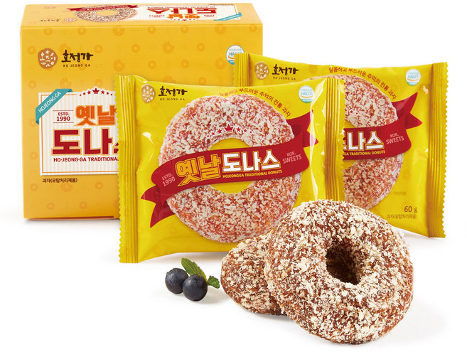 호정가 옛날도나스 (2개입) / 추억을 담은 달콤 촉촉한 전통과자, 1개, 120g