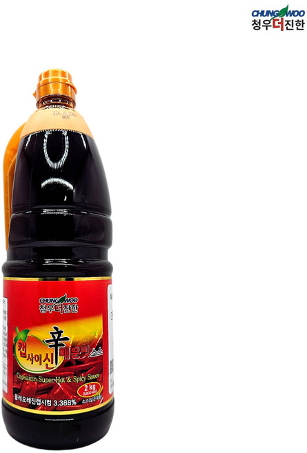 청우 캡사이신 매운맛소스 2kg 2개