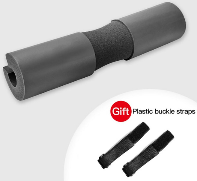 스쿼트 헬쓰 역도 바벨 어깨 패드 두꺼운 미끄럼 방지 체육관 피트니스 스쿼트 아령 목 지원 보호 패드 근, 회색, 04 gray