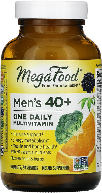 메가푸드 40세 이상 남성용 원 데일리 90정, 1개