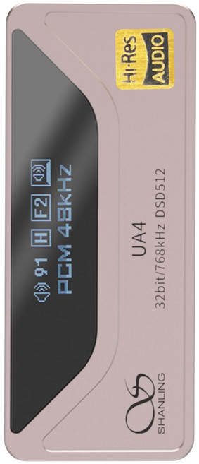 SHANLING UA4 4.4mm DAC AMP ESS ES9069Q 3.5mm 4.4mm usb dac Tyep-C C 샹링 밸런스 휴대용, 상세페이지 참조, 1개