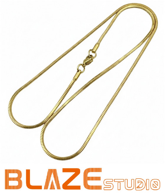 BLAZE 蛇骨鍊 頂級鈦鋼 抗過敏