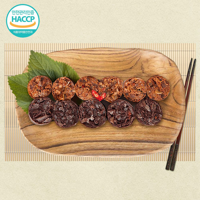 참누리푸드시스템 전통 토종 모듬 순대 2 색 300 gx2 개업소용 식자재 식당용 단체 급식용 식재료 대용량, 300g, 2개