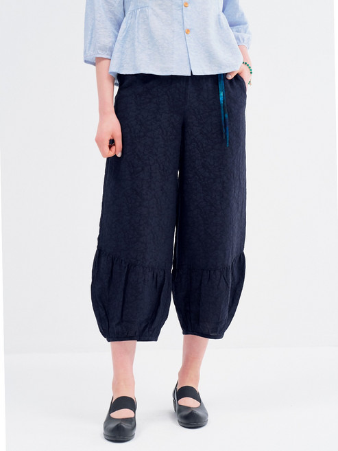 [돌실나이] 생활한복 여성 여름 고름 장식 바지 IO22B456