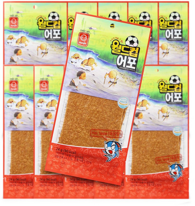한진 월드컵 어포 매운맛 24g x 20개