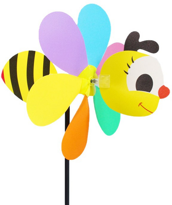꿀벌 바람개비 만들기 DIY, 5개