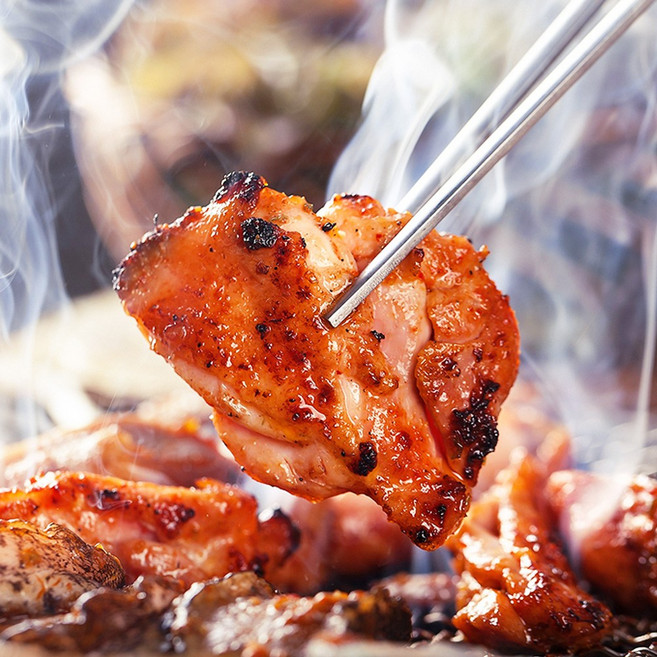 국내산 닭으로 만든 순살 춘천닭갈비 500 x 4팩, 500g, 4세트