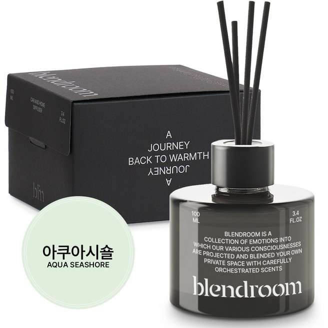 블랜드룸 생활용 디퓨저, 아쿠아시숄, 1개, 100ml