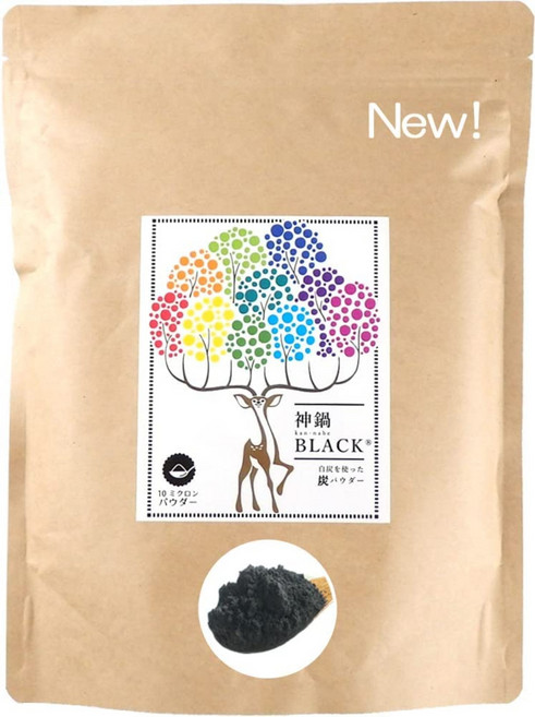 식용 숯 파우더 500g 카미나베 블랙, 1개