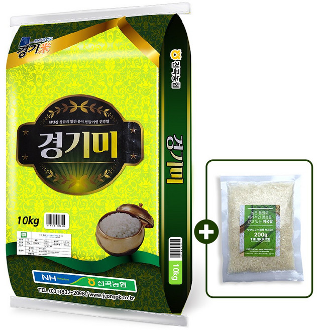 전곡농협 경기미 연진쌀10kg 상등급 백미 25년 햅쌀, 10kg, 1개
