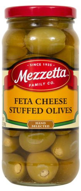 메제타 속 채움 올리브 그리스 스타일 페타 치즈 9.5온스 Mezzetta Stuffed Olives Greek-Style Feta Cheese 9.5 Ounce, 269g, 1개