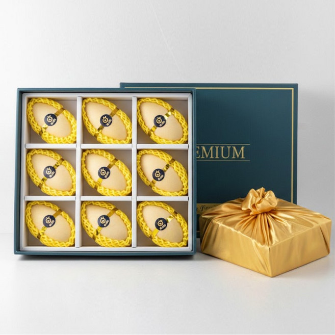 프리미엄 골드망고 선물세트(보자기제공), 1개, 3.5kg(대과)