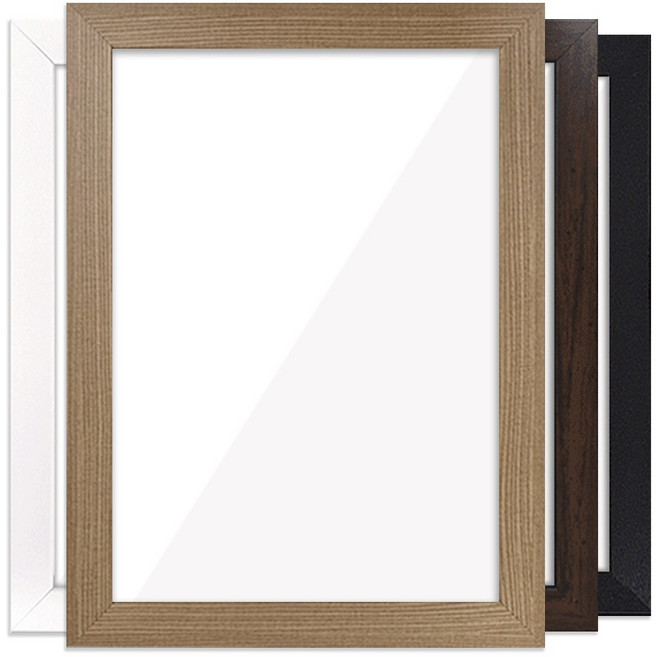 핀픽 25mm 우드액자 A4 A3 A2 A1 사이즈 벽걸이타입, 1개, 25mm 내추럴