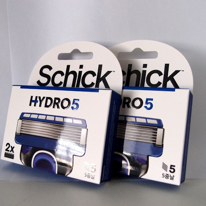 쉬크 하이드로5 면도날 4개입 (5중날 윤활밴드)