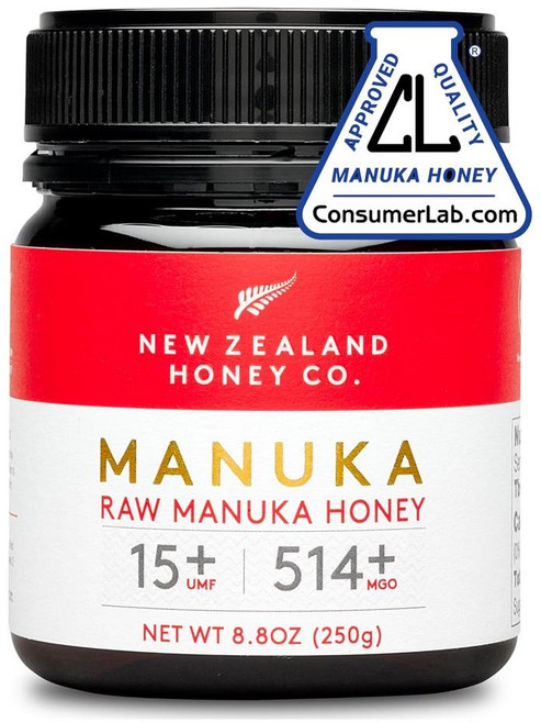New Zealand Honey Co. 생 마누카 꿀 MGO 514+ 250g, 1개