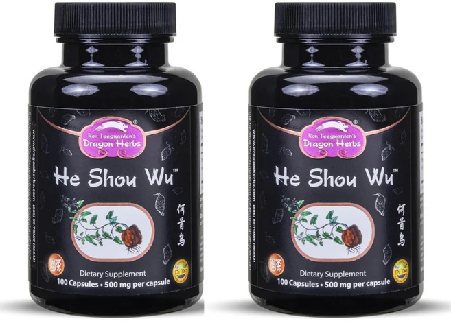 드래곤 허브 Dragon Herbs He Shou W 캡슐100정 2통, 2개, 100정 - 쿠팡