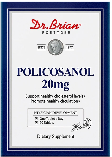 닥터브라이언 폴리코사놀 20mg 타블렛, 90정, 1개 - 쿠팡