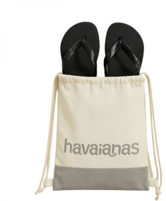 HAVAIANAS [SET] 탑 플립플랍 Black 글리터 드로우스트링백