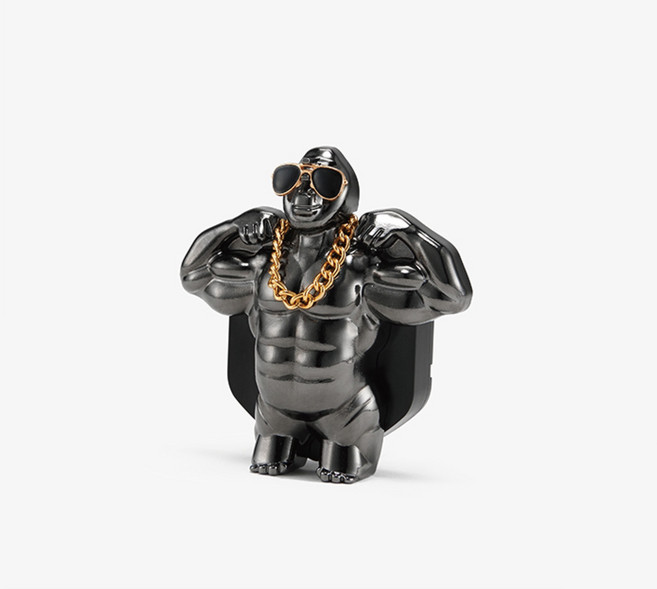 헤카테 프리미엄 머슬매니아 킹콩 차량용 방향제 블랙, 그레이프프루트, 1개