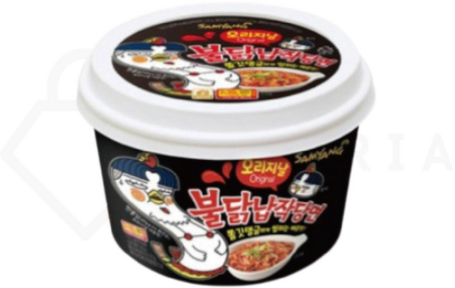 삼양 식품 불닭 납작당면, 155.5g, 3개