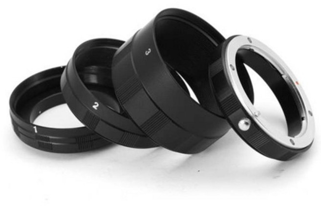 FOTGA 매크로 확장 튜브 어댑터 링 Olympus OM 4/3 E620 E600 E520 E510 E420 E450 E3 DSLR 마운트 렌즈 카