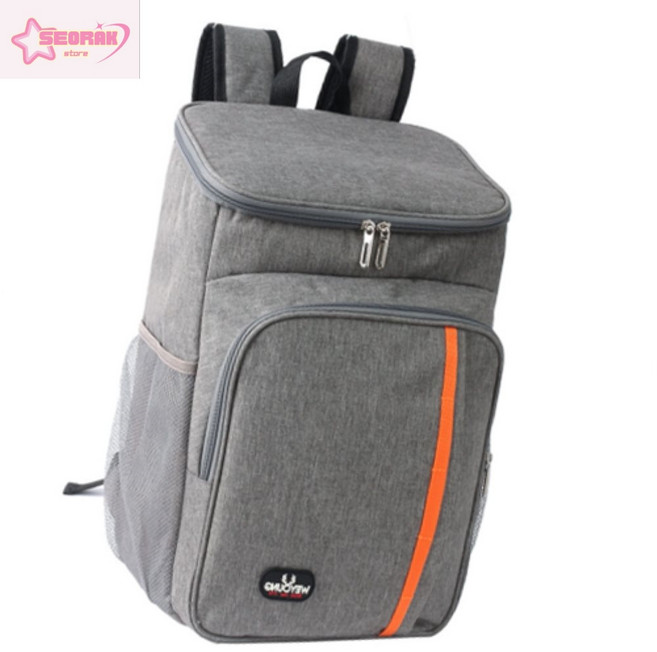 서락 배낭형 보온보냉 아이스백(18L) (그레이) 보냉파우치