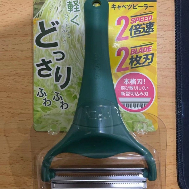 다기능 야채 양배추 채칼 노노지 1개, 녹색 × 1개
