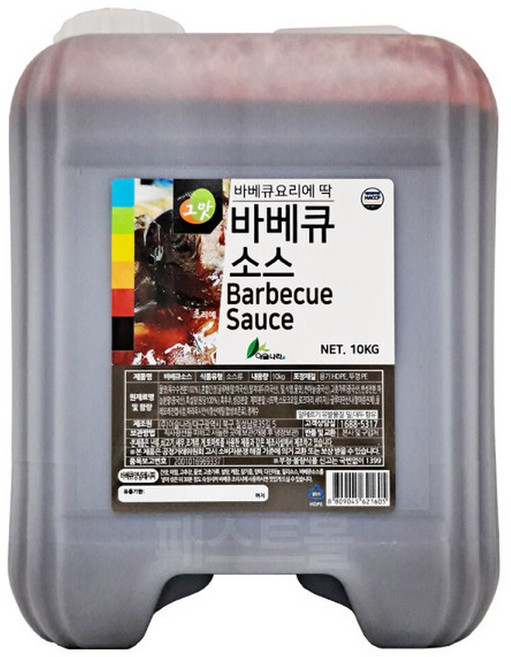 이슬나라 그맛 바베큐소스 10kg, 1개