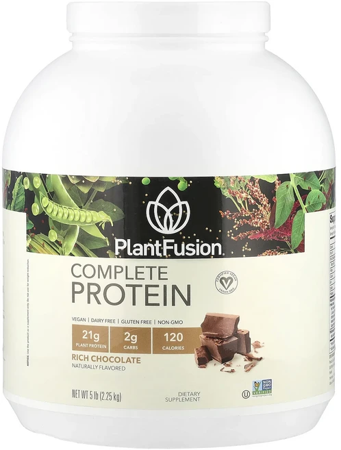 매우편하고 PlantFusion Complete Protein 리치 초콜릿 2.25kg(5lb) 끝내주게잘나가는상품, 1개 - 쿠팡