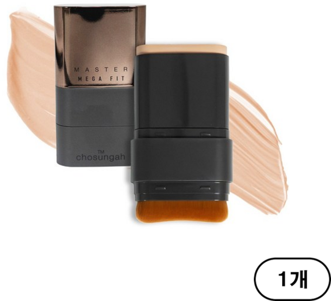 조성아TM 메가 핏 스틱 파운데이션 마스터 SPF50+ PA++++ 16g, 1개, 21호 01 라이트 베이지 (Light beige)