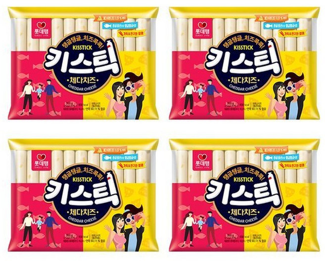 본사직영 키스틱 체다치즈 25gx88개 (550gx4개), 25g, 4개