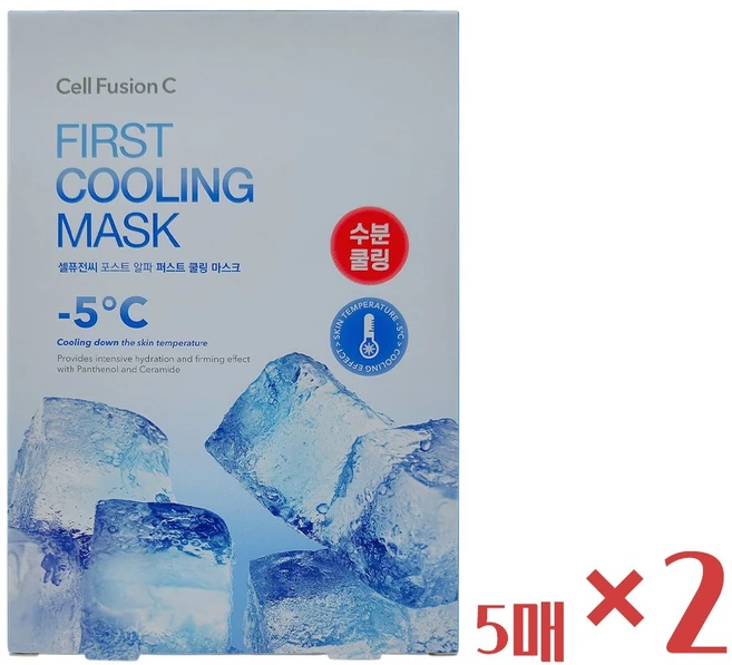 셀퓨전씨 포스트알파 퍼스트 쿨링 마스크팩, 5개입, 2개 - 쿠팡