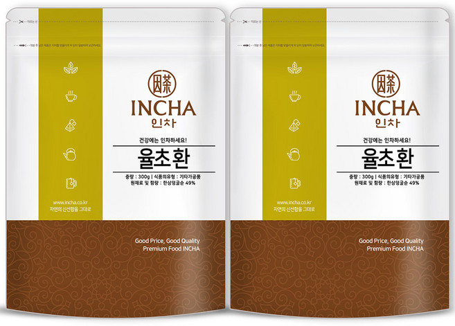 인차 국산 환삼덩굴환 율초환 600g, 300g, 2개