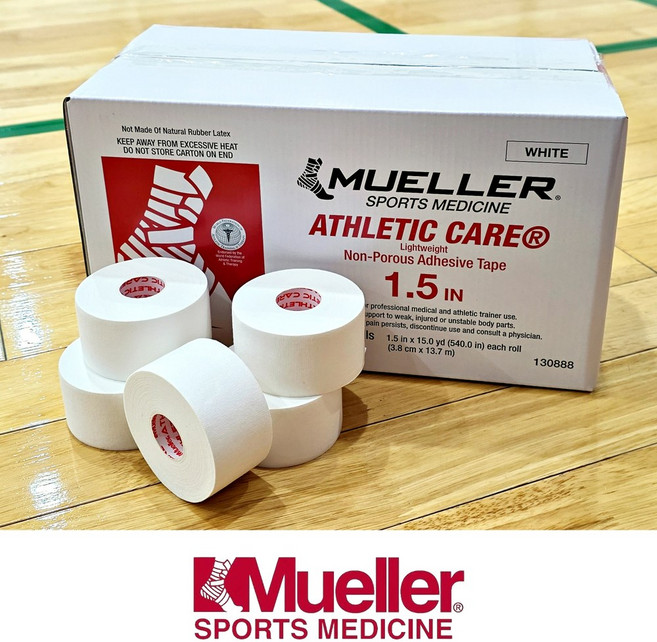 뮬러 어슬레틱 5롤 스포츠 테이핑 테이프 C테이프 M테이프, 5개입, 1세트