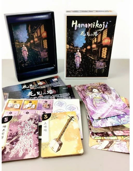 하나미코지 보드 게임 협동 재미있는 가족/파티, 01 검정색