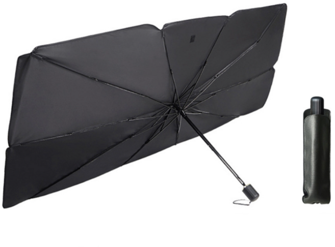 자동차 우산 햇빛가리개 블라인드 가림막 열차단 앞유리 자외선차단 차양 차박 가리개, 혼합색상, 1개