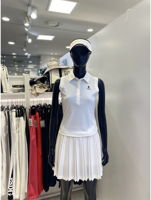 5F [신사] 파사디 골프 여성 24SS 단추 포인트 조끼 티셔츠 P24MTL189X