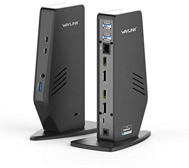 WAVLINK USB-CUSB 3.0 Ultra 5K PC 4K WindowsMac OS (2xHDMI 2xDP 3xUSB C 3xUSB 3.0 범용, 1개