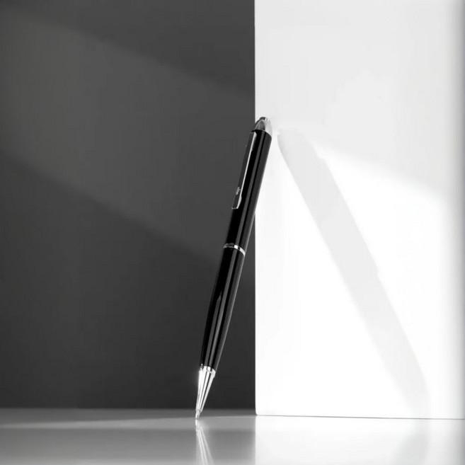 뉴에이커 VP9 초소형 볼펜 녹음기 32GB 장시간 고음질, 블랙