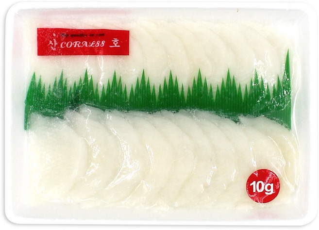 초밥용 갑오징어 20미, 3개, 10g