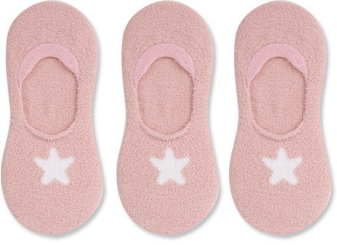 지지몰스 보송 수면 덧신 3족세트 양말