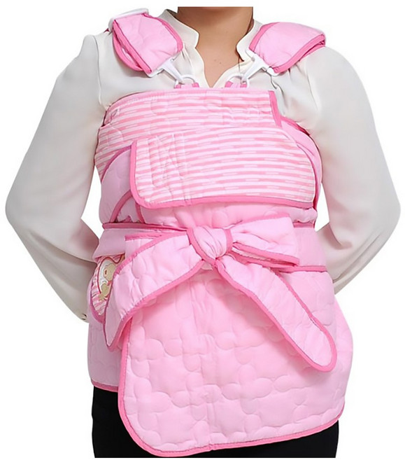 [뽀뜨로] (최고급) 베어스토리 어깨끈 포대기 - 3가지, 핑크