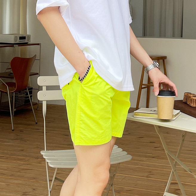 더맨쉽 발수코팅 바스락 나일론 타슬란 5부팬츠 SBTCP12004