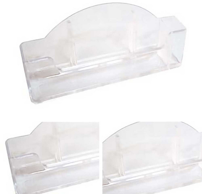 회사 사무실 2단 명함꽂이 전시회 홍보 아크릴 명함홀더 110x30mm