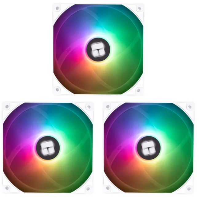 Thermalright TL-C12C-X28 1/3/5 PCS CPU 공기 팬 ARGB 무음 케이스 쿨러 팬 두께는 CPU 쿨러 및 섀시 팬용, 01 As shown, 01 기타, 10 TL-C12CW-X28-S-3
