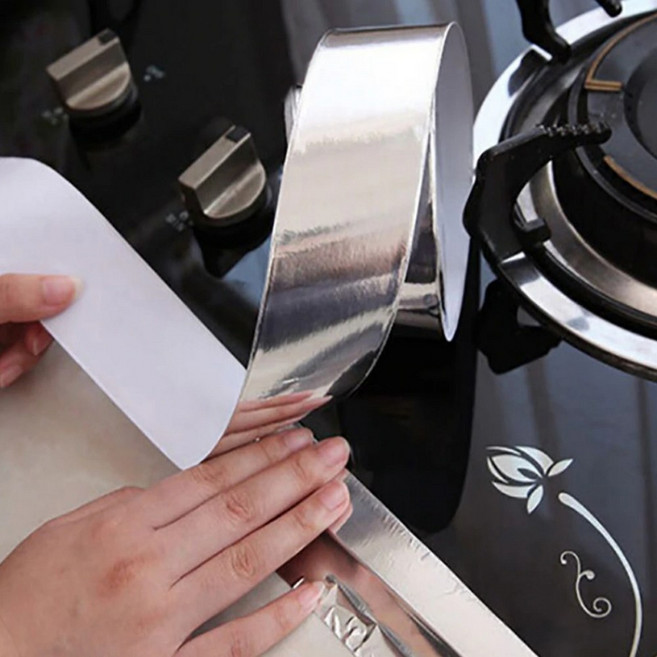 시크리트몰 주방 방수테이프 호일 알루미늄 내열 테이프 4cmx10M, 1개, B-6cmx10M