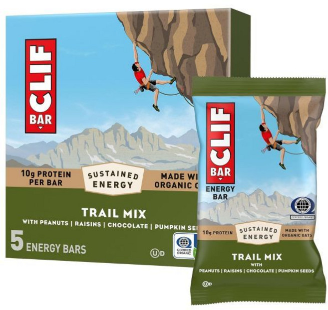 CLIF 바 - 에너지 단백질 트레일 믹스 유기농 귀리로 만든 비유전자변형식품 (5팩), Trail Mix, 5 Count