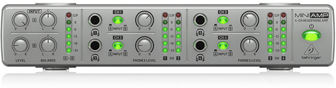 [정품] 베링거 AMP800 V2 초소형 4채널 스테레오 헤드폰 앰프 공연용 행사용 [당일출고]