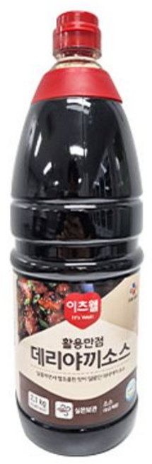이츠웰 데리야끼 소스, 2.1kg, 6개